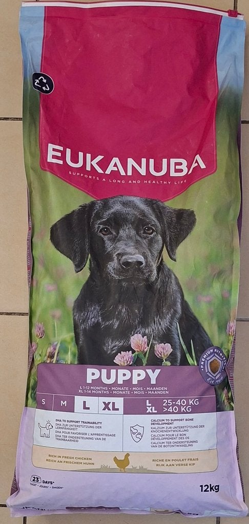 Gratis Eukanuba puppy droogvoer ( 7,5 kg) bij aankoop 12 kg, Dieren en Toebehoren, Ophalen, Hond