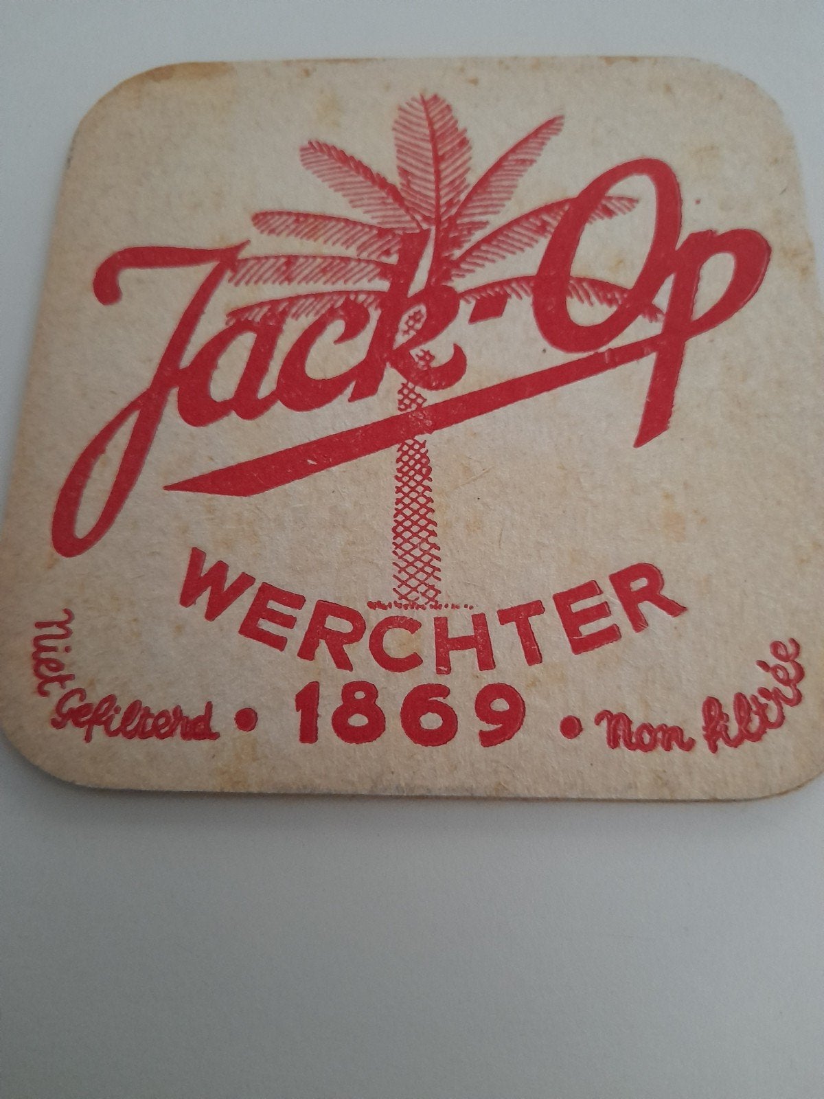 bierviltje jack-op recto-verso, Verzamelen, Ophalen of Verzenden