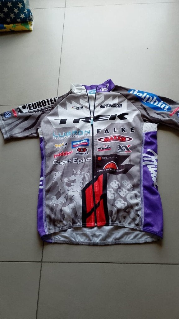 wielershirt Bio Racer UCI MTB Team 2010 maat 3 (M), Ophalen of Verzenden