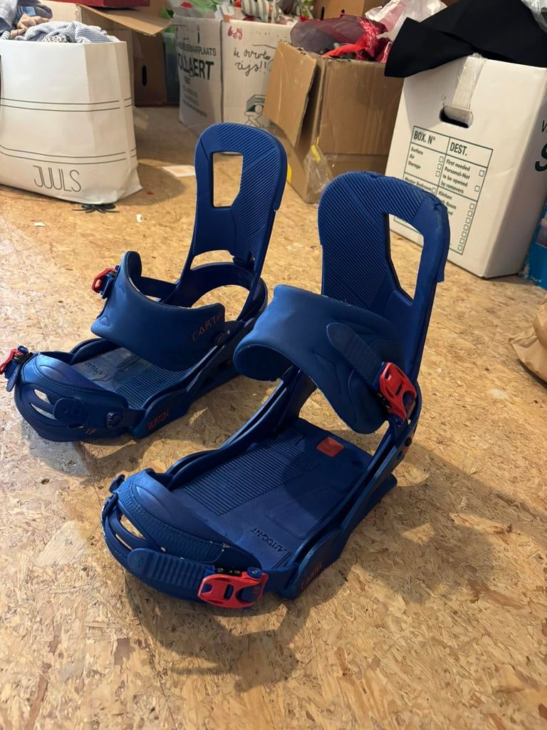 Snowboard Burton union bindingen, Ophalen, Zo goed als nieuw, Bindingen