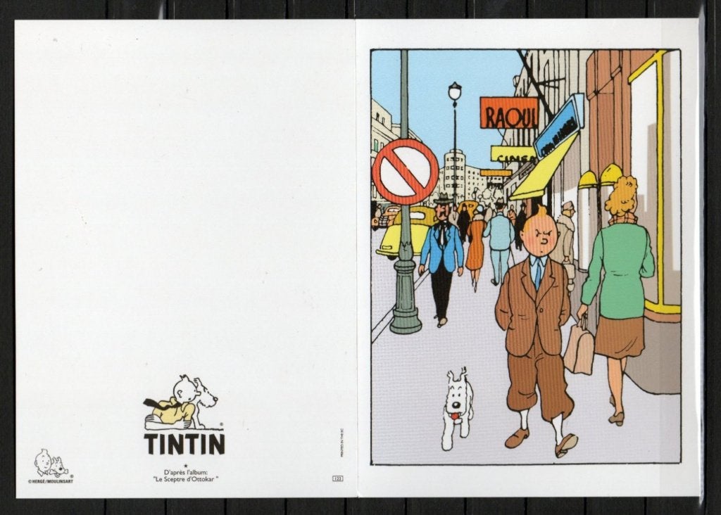 Carte double Tintin, Enlèvement