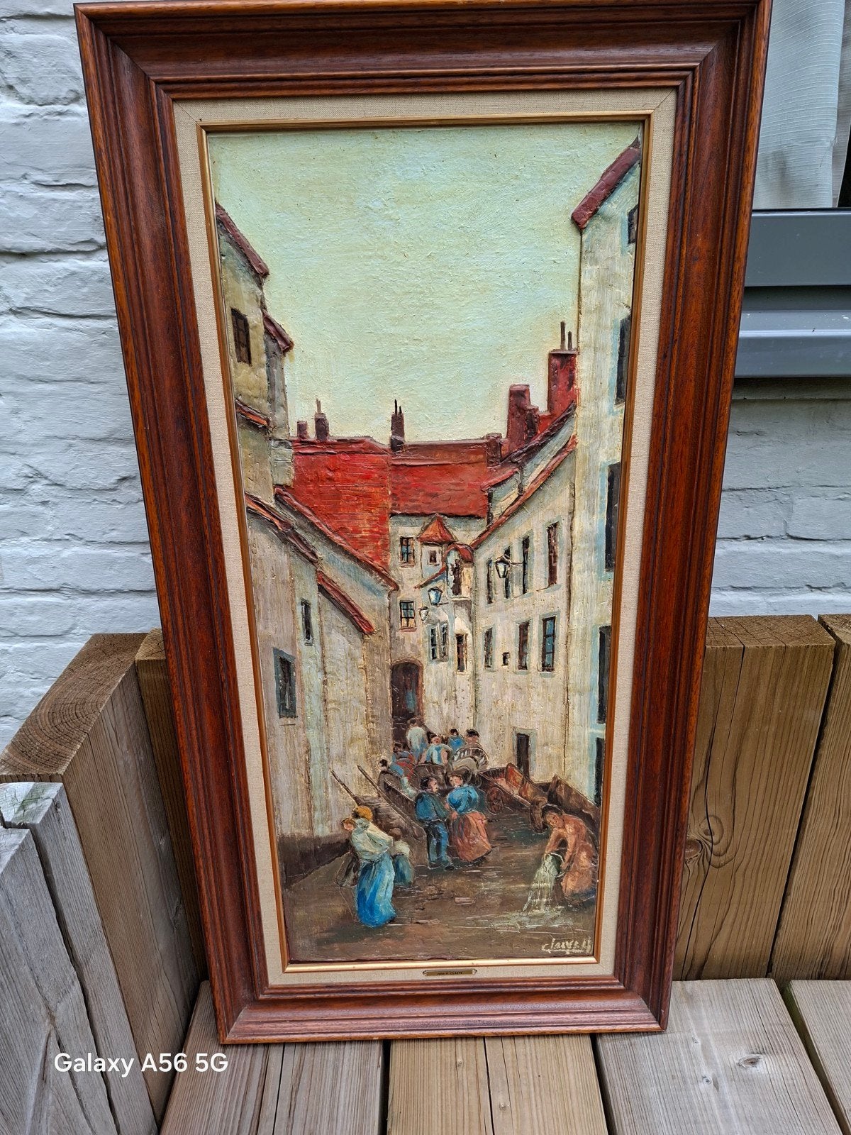 Mooie reliëf schilderij ., Ophalen