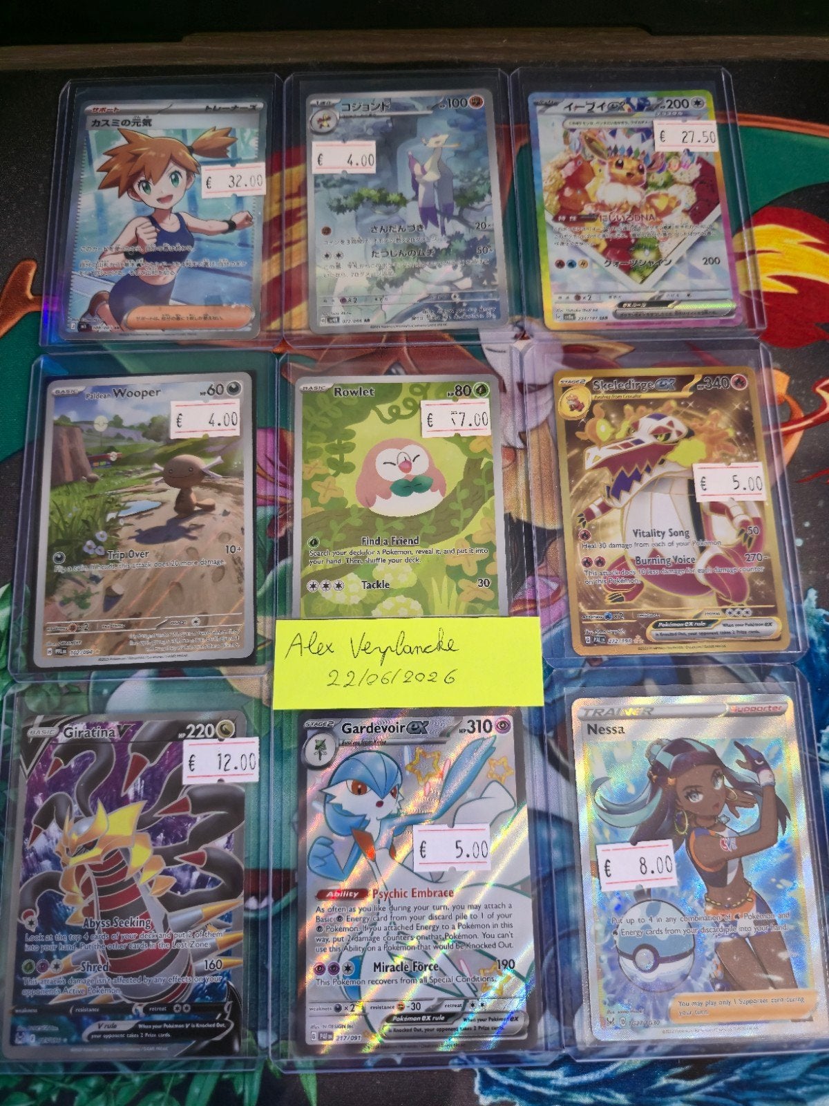 Verschillende hits en slabs, Ophalen, Zo goed als nieuw, Meerdere kaarten, Foil