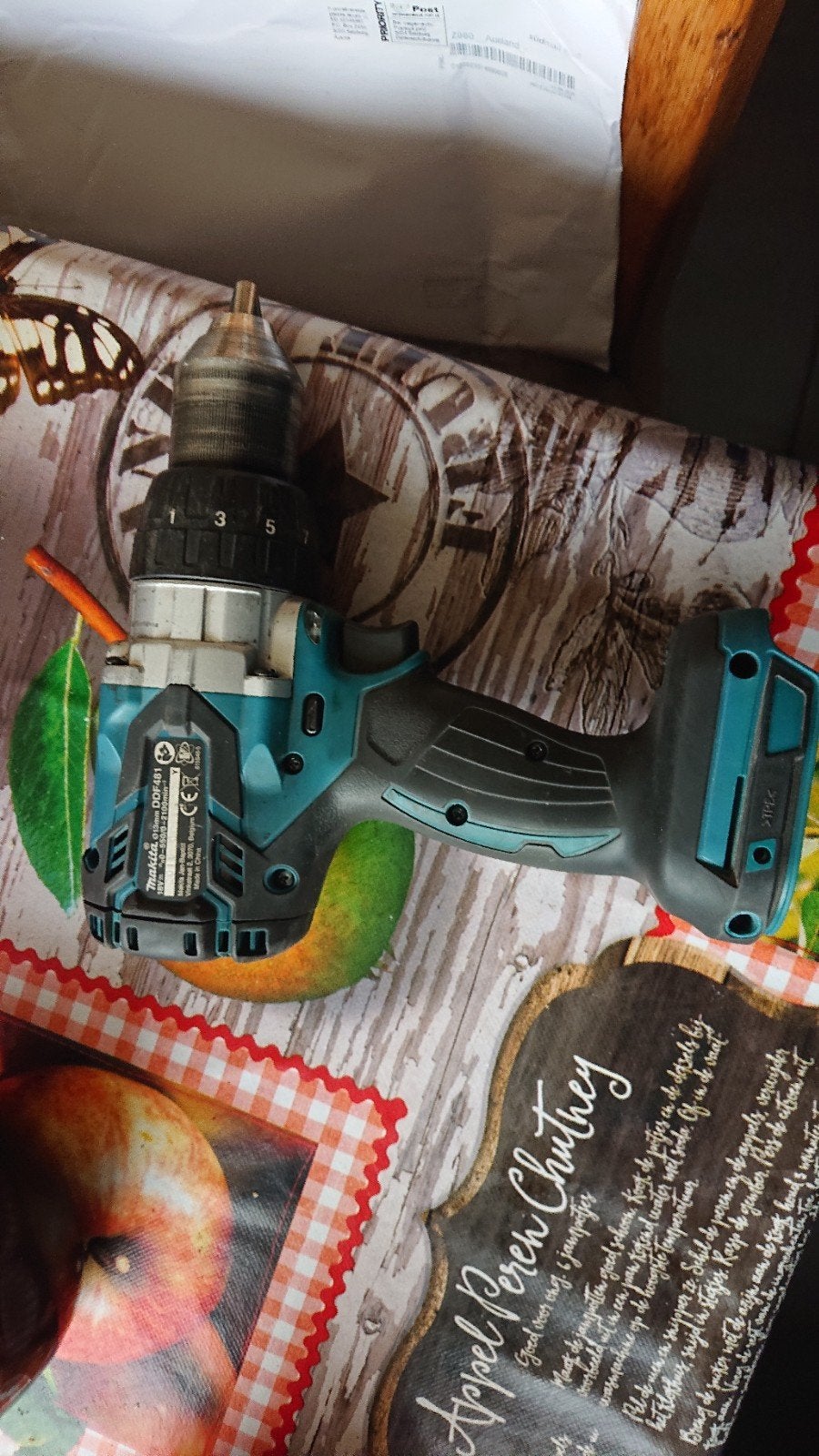 Makita 18 volt DDF-481 accuboormachine, Gebruikt, Ophalen of Verzenden, 400 tot 600 watt, Klopboormechanisme