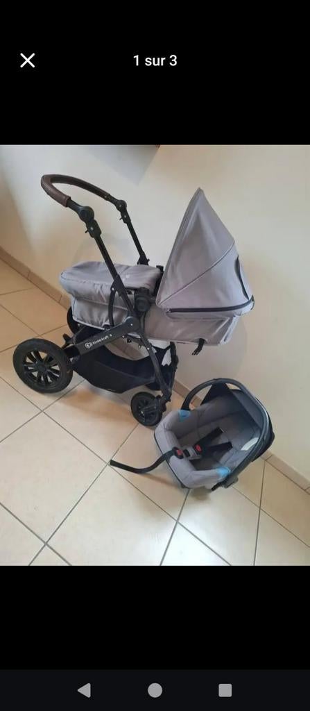 Poussette kinderkraft 3 en1, Poussette