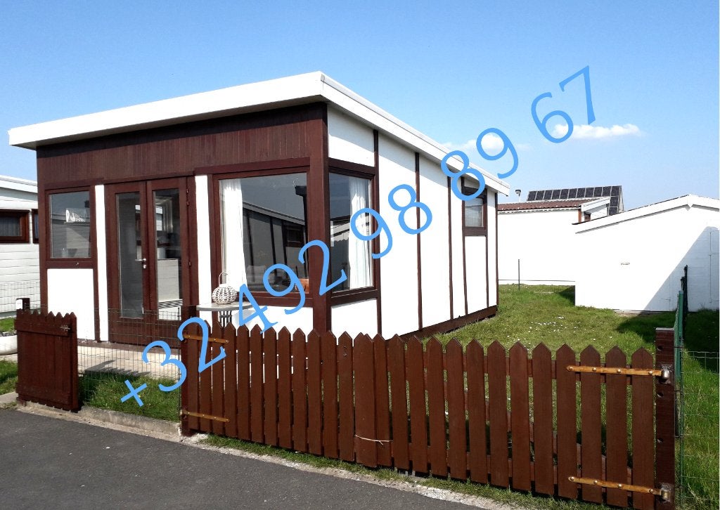 A VENDRE MER DU NORD SPACIEU CHALET 30m² 2 chambres, meublé, Animaux domestiques acceptés, Mer, Ville