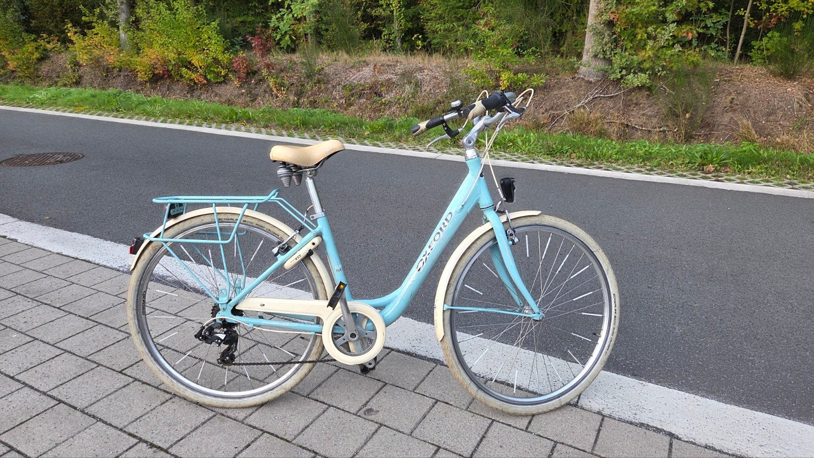Oxford Classico Negro retro meisjes-/damesfiets, Gebruikt, Velgrem, (Extra) lage instap, Minder dan 47 cm