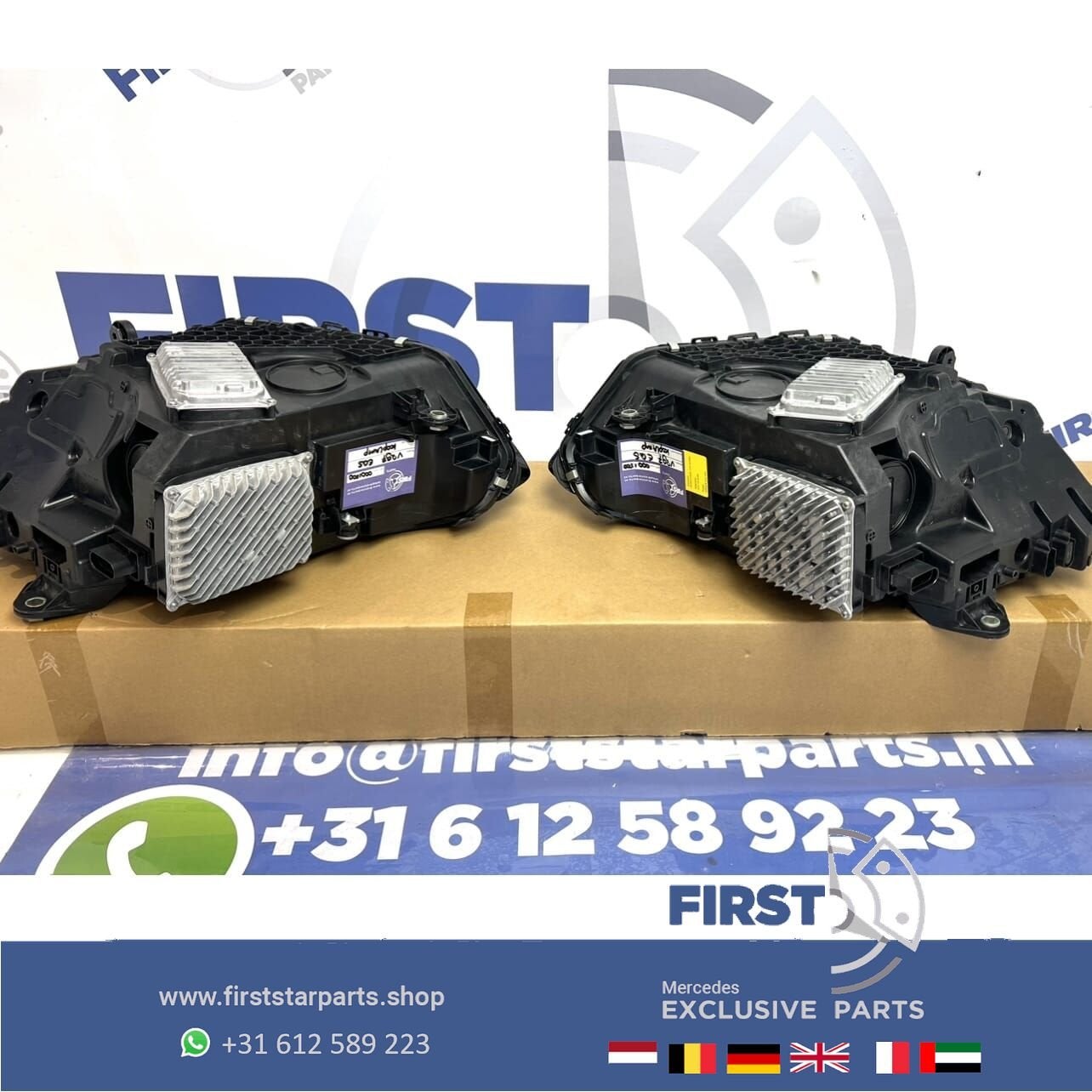 MERCEDES EQS V297 X296 LED KOPLAMP SET DIGITAL LIGHT KOPLAMP, Gebruikt, -, Ophalen of Verzenden, -