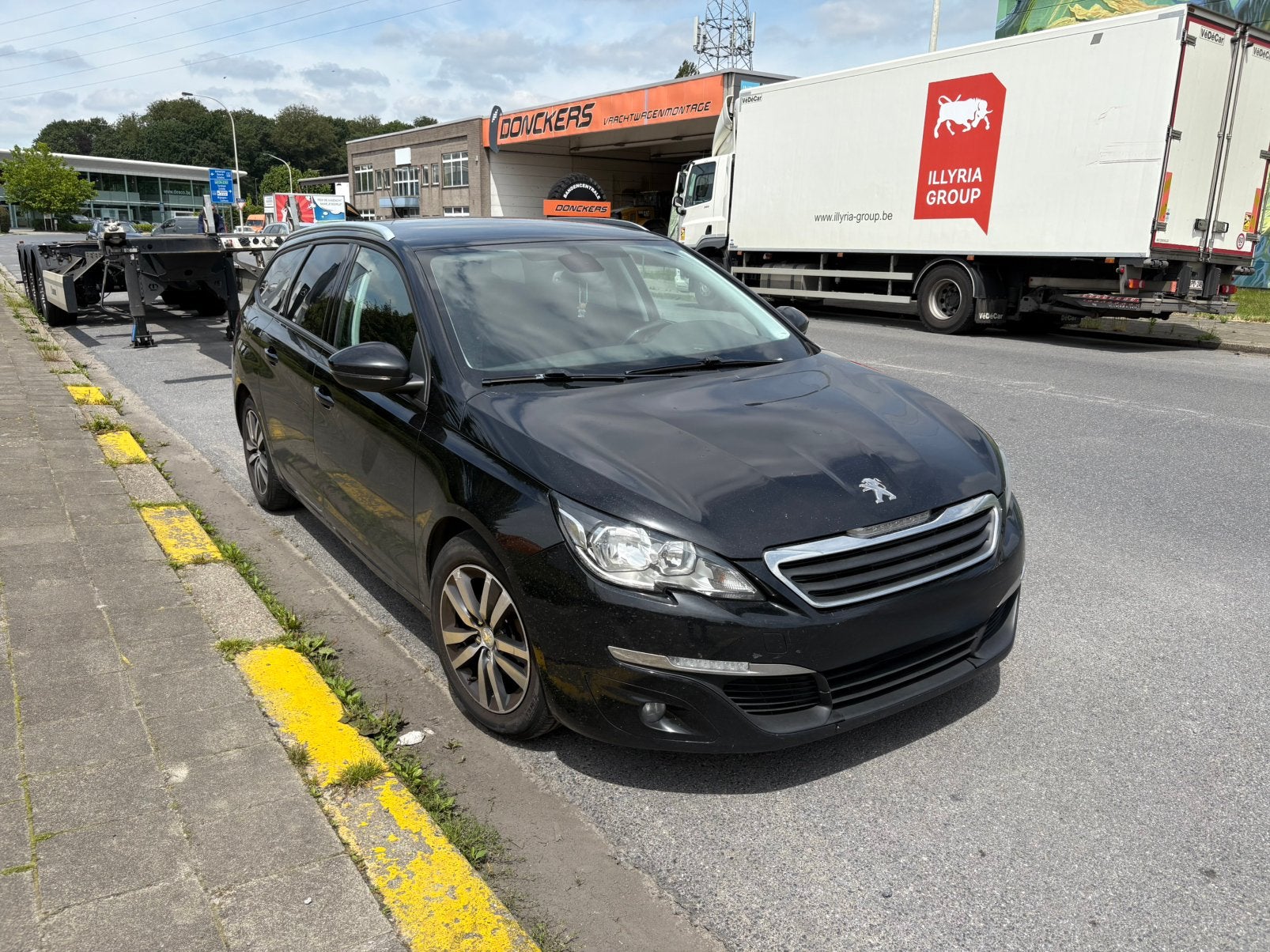 Peugeot 308 diesel, Auto's, Voorwielaandrijving, Stof, Zwart, 5 deurs