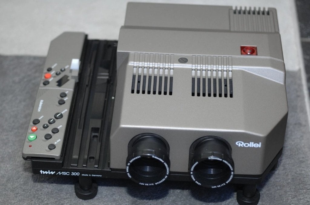Overvloeiprojector Rolleivision Twin MSC 300, Audio, Tv en Foto, Ophalen of Verzenden, Zo goed als nieuw