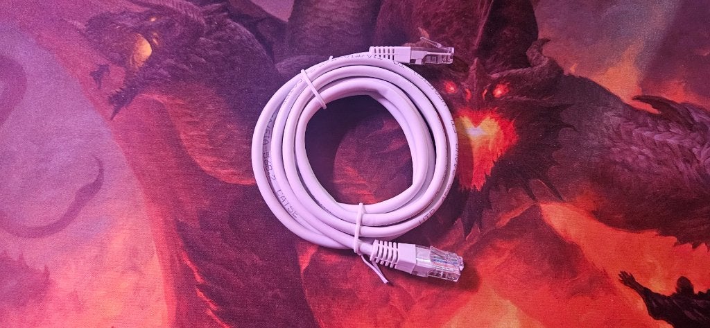 Lot de 4 câbles RJ45, Enlèvement, Utilisé