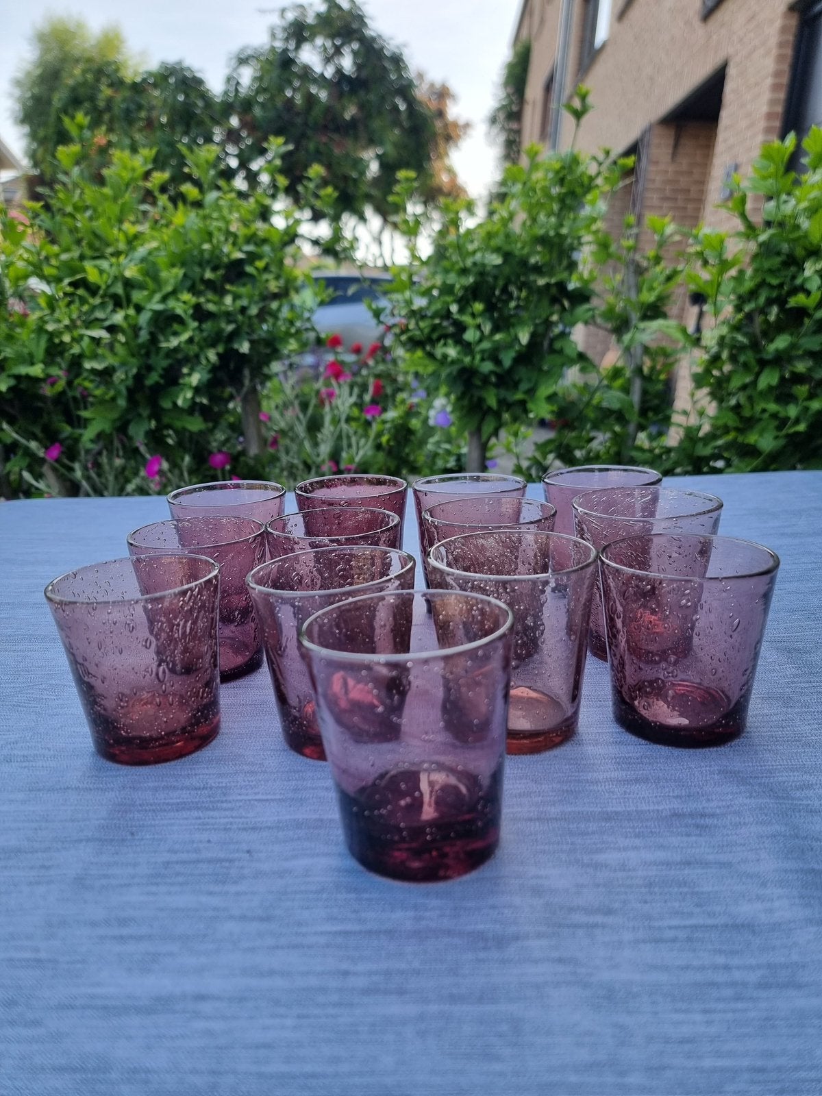 Lot de 13 verres Biot, Enlèvement ou Envoi, Comme neuf, Verre à eau