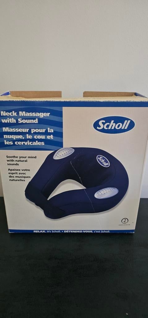 Masseur nuque,cou,cervicales Scholl, Enlèvement, Comme neuf, Dos, Couché
