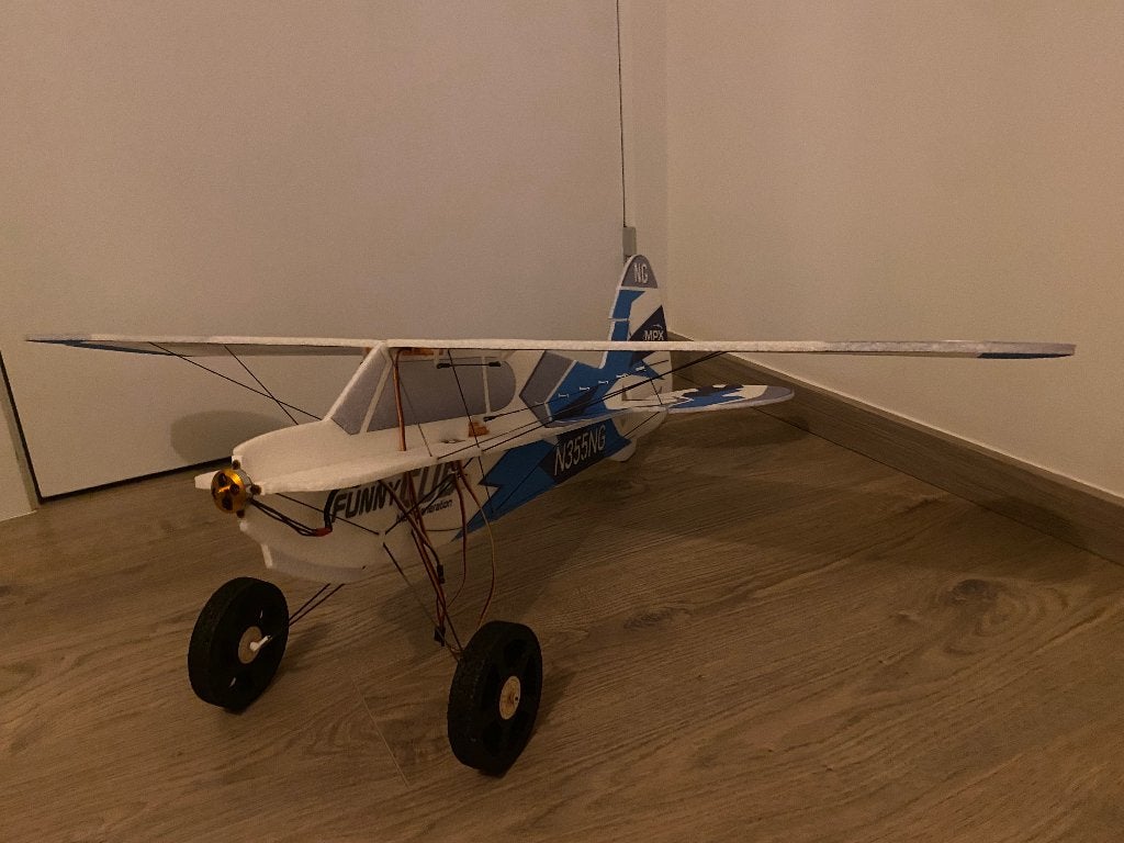 Funny cub - RC indoor vliegtuig, Ophalen, Zo goed als nieuw, Elektro, RTF (Ready to Fly)