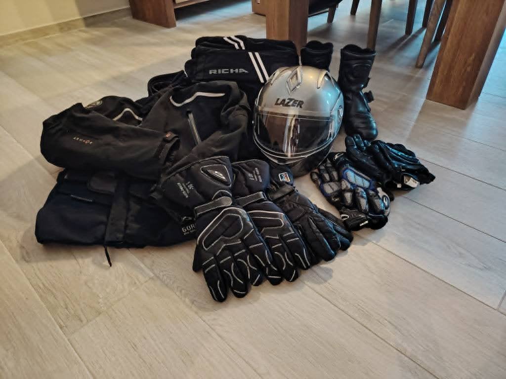 Pakket motorkledij en toebehoren voor Heren, Motoren, Ophalen, Tweedehands, Heren, Combipak