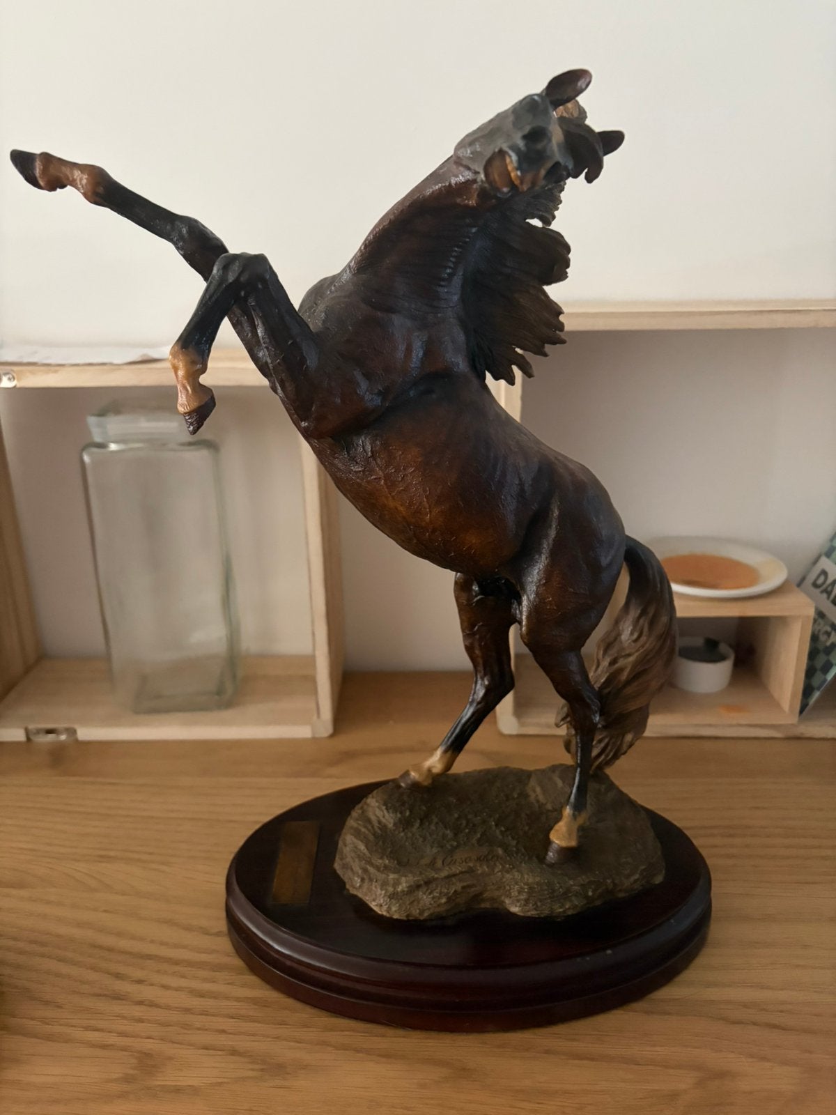 Sculpture cheval « Garañón I » – José Luis de Casasola, Enlèvement, Comme neuf, Cheval