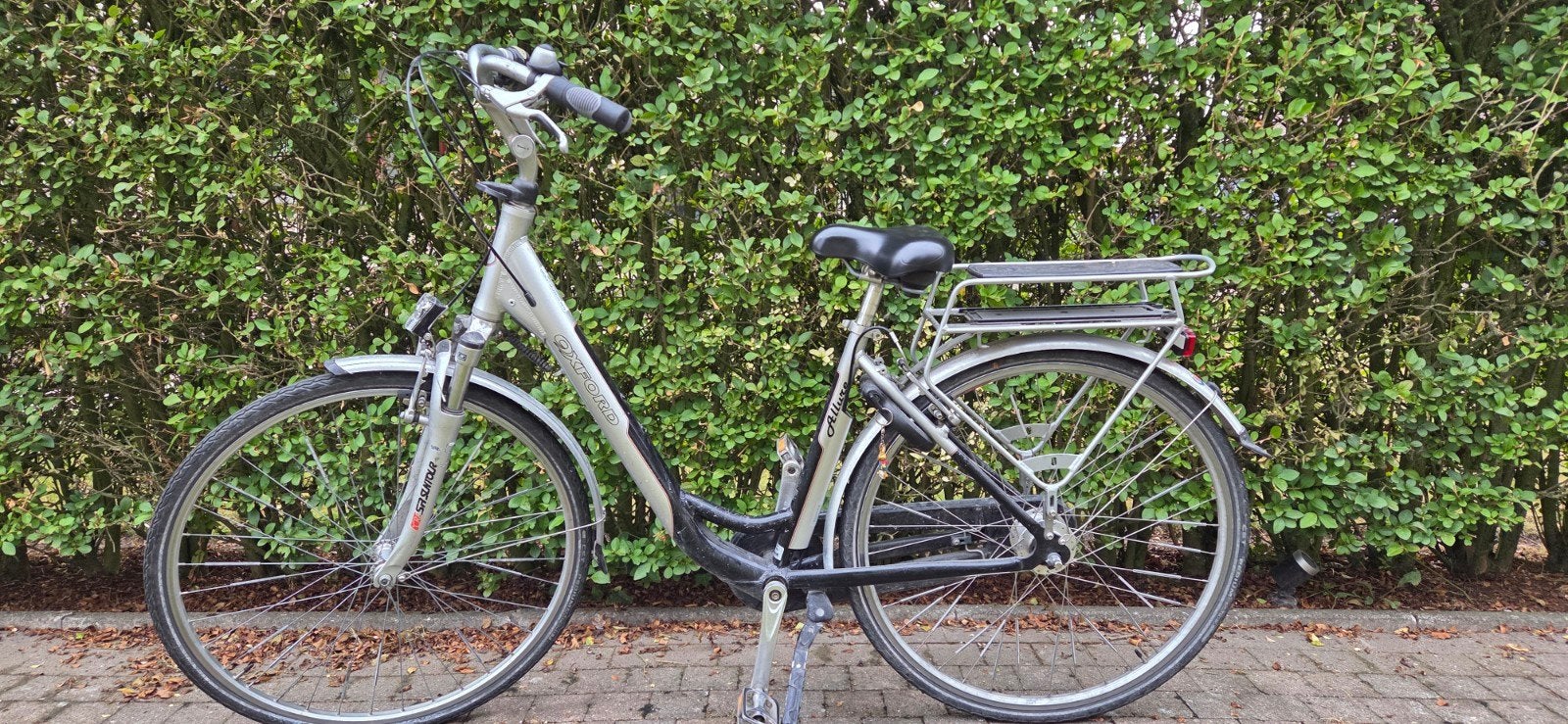 Stevige Oxford Allure Damesfiets (Omgebouwde E-bike), Ophalen, Velgrem, Overige merken, (Extra) lage instap