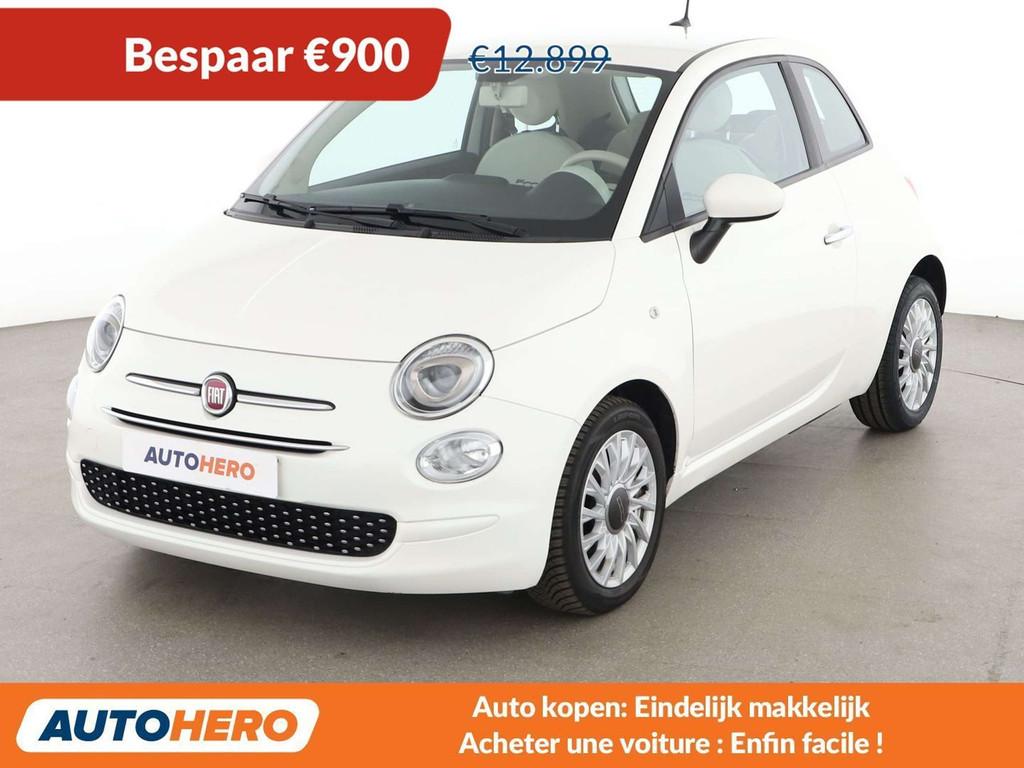 Fiat 500 1.2 Lounge (bj 2020, automaat), Auto's, Fiat, 4 zetels, Stof, Gebruikt, USB