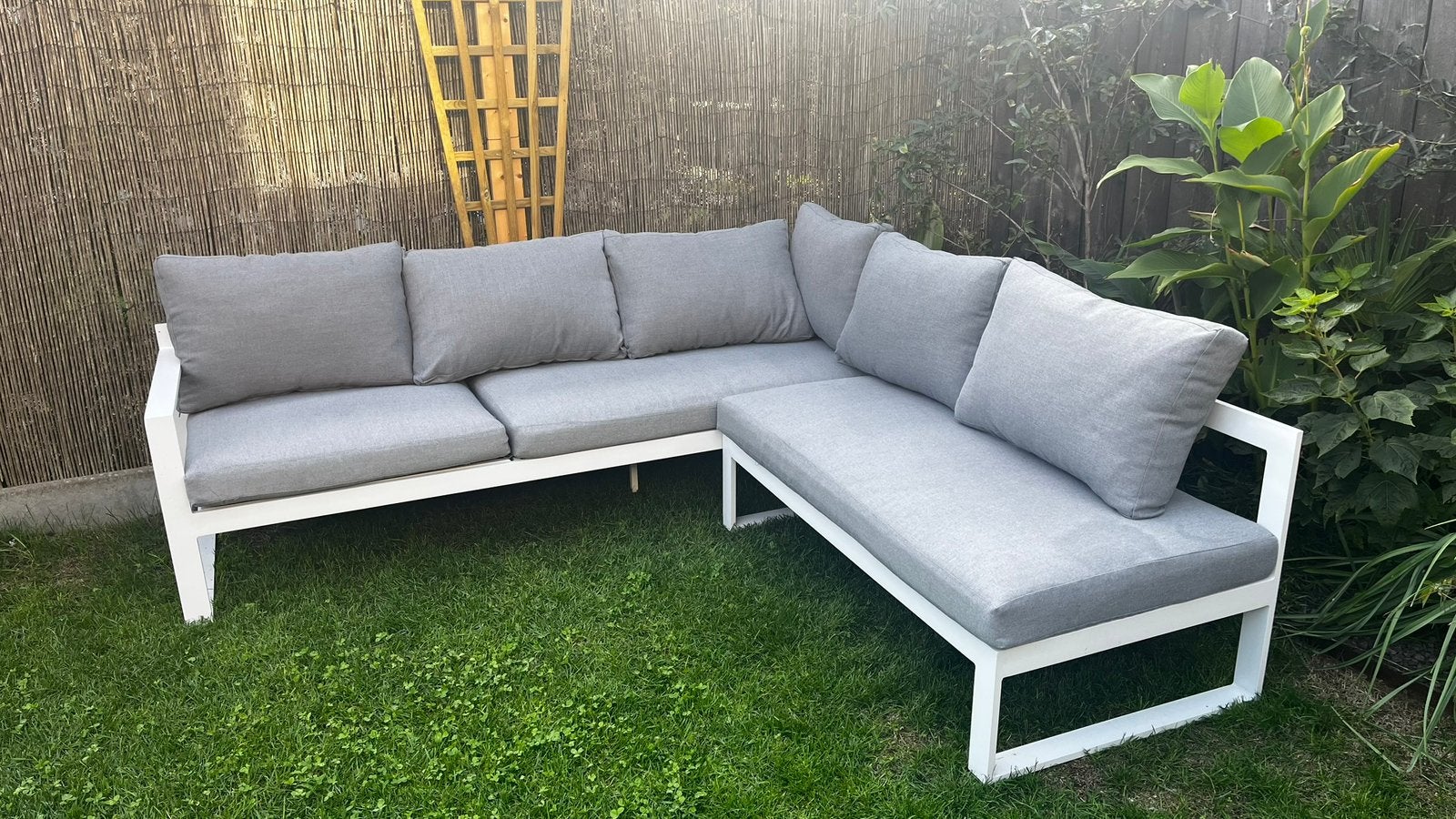 Loungeset Vinci, Ophalen, Zo goed als nieuw, Aluminium, Loungeset