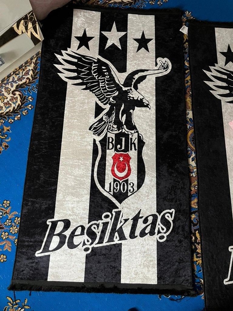 3x Beşiktaş tapijt 150x80 cm, Huis en Inrichting, Ophalen, 50 tot 100 cm, Zwart, 150 tot 200 cm