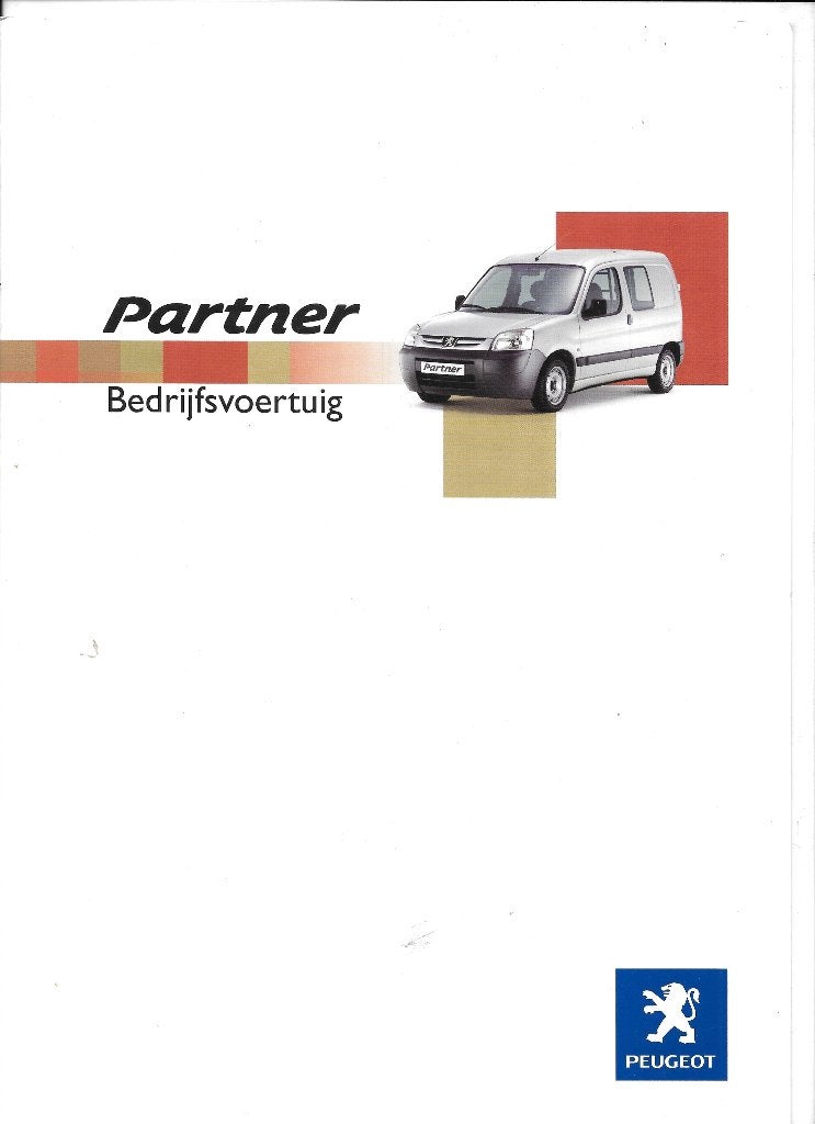PEUGEOT PARTNER  2003 & 2006, Enlèvement ou Envoi, Utilisé, Peugeot