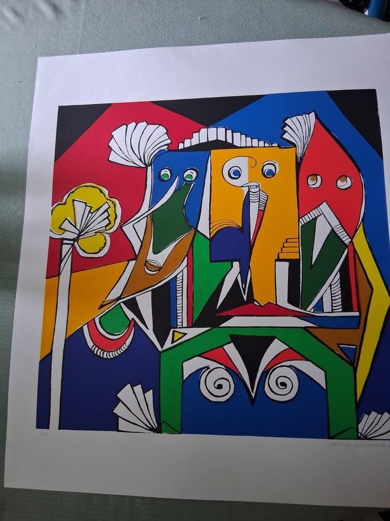 zeefdruk keuze uit 24 exemplaren, Antiek en Kunst, Genummerd, Ophalen of Verzenden, Zeefdruk