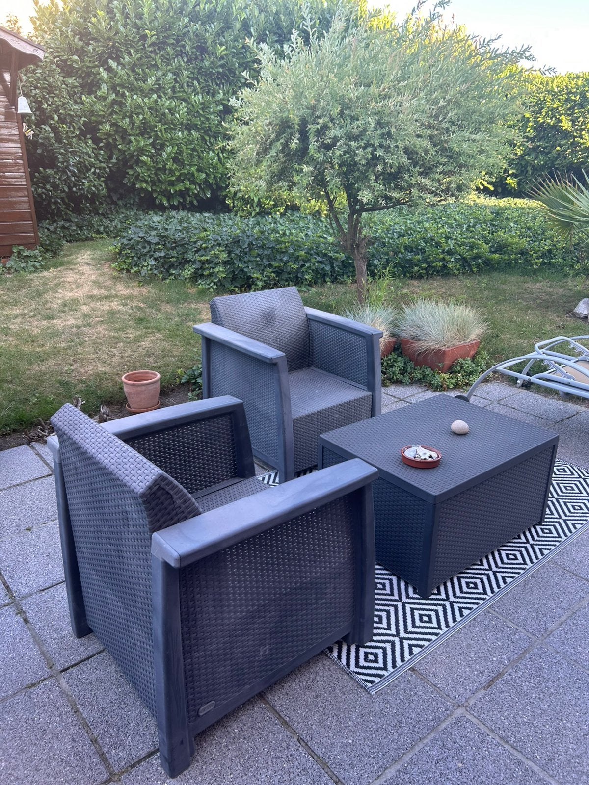 set de jardin à vendre, Jardin & Terrasse, Enlèvement, Comme neuf, Salons de jardin