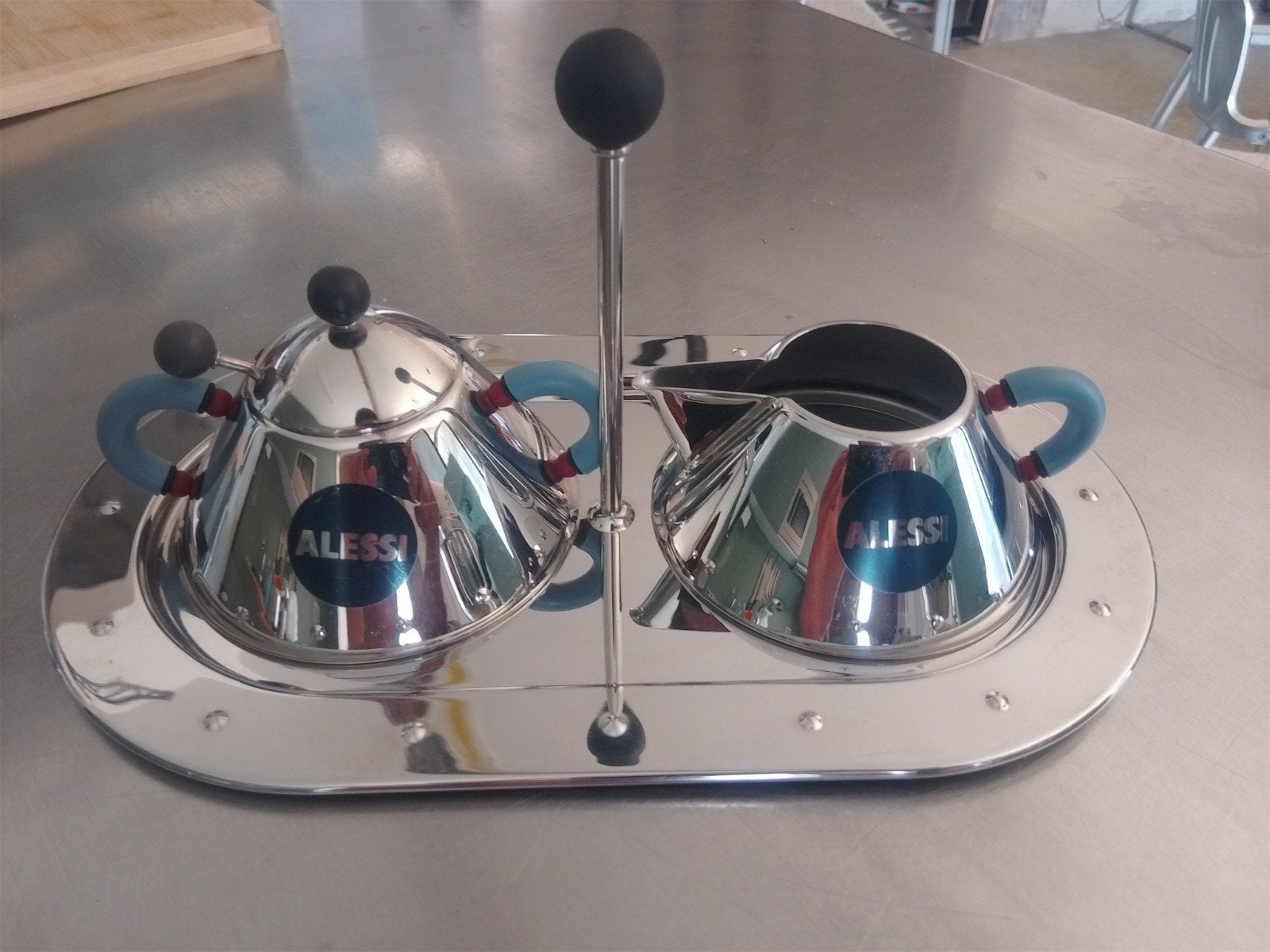 Set Alessi melk- en suikerkan van ontwerper Michael Graves, Ophalen, Alessi