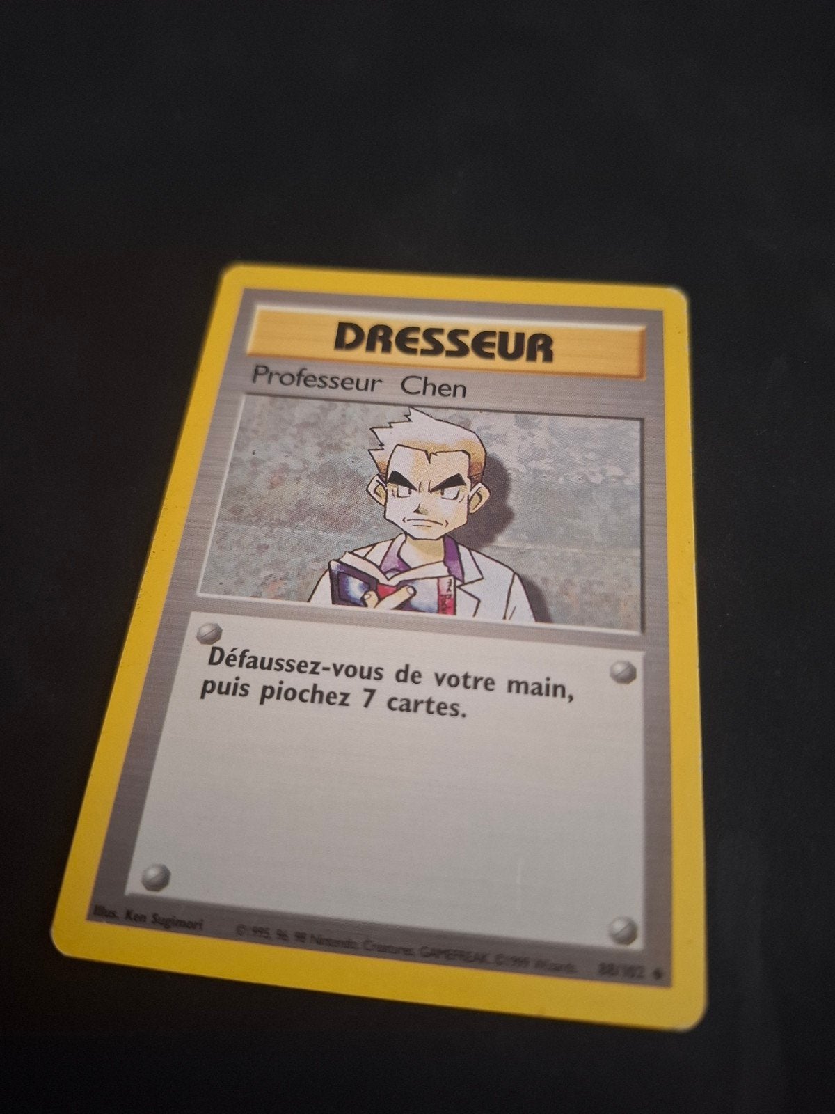 Pokémon Kaart Professor Chen Dresseur 88/102 (Frans), Ophalen of Verzenden