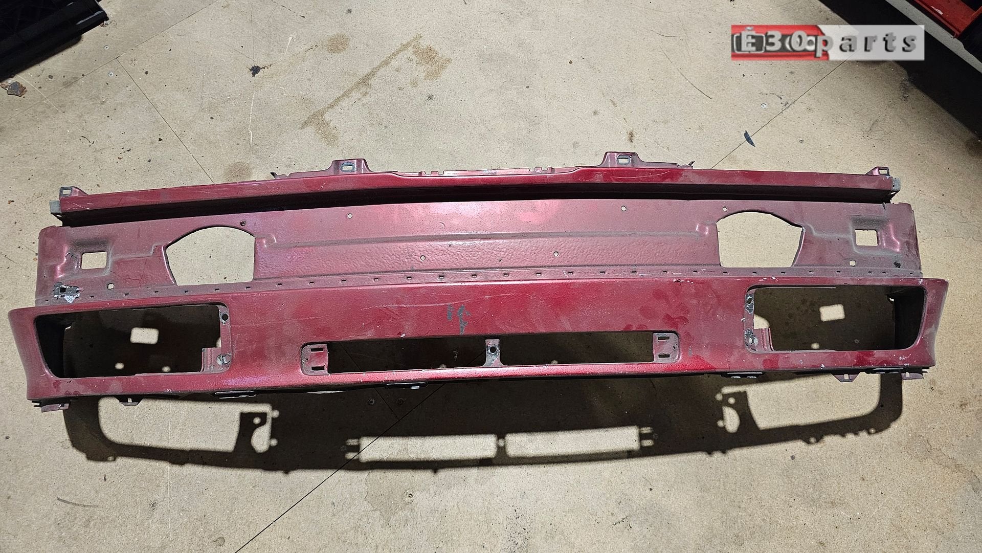 Voorfront front rood metallic gebruikt BMW E30 Type 2 1987-, Auto-onderdelen, Gebruikt, -, Ophalen of Verzenden, Bumper