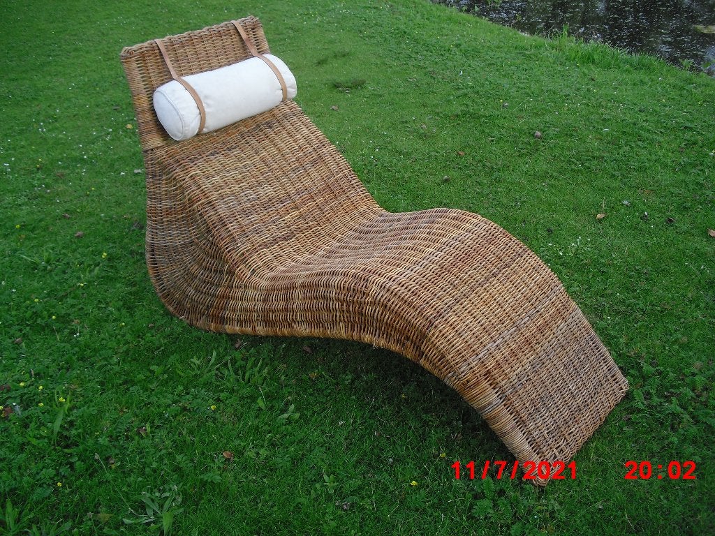 Rotan lichzetel, Ophalen of Verzenden, Zo goed als nieuw, Rotan