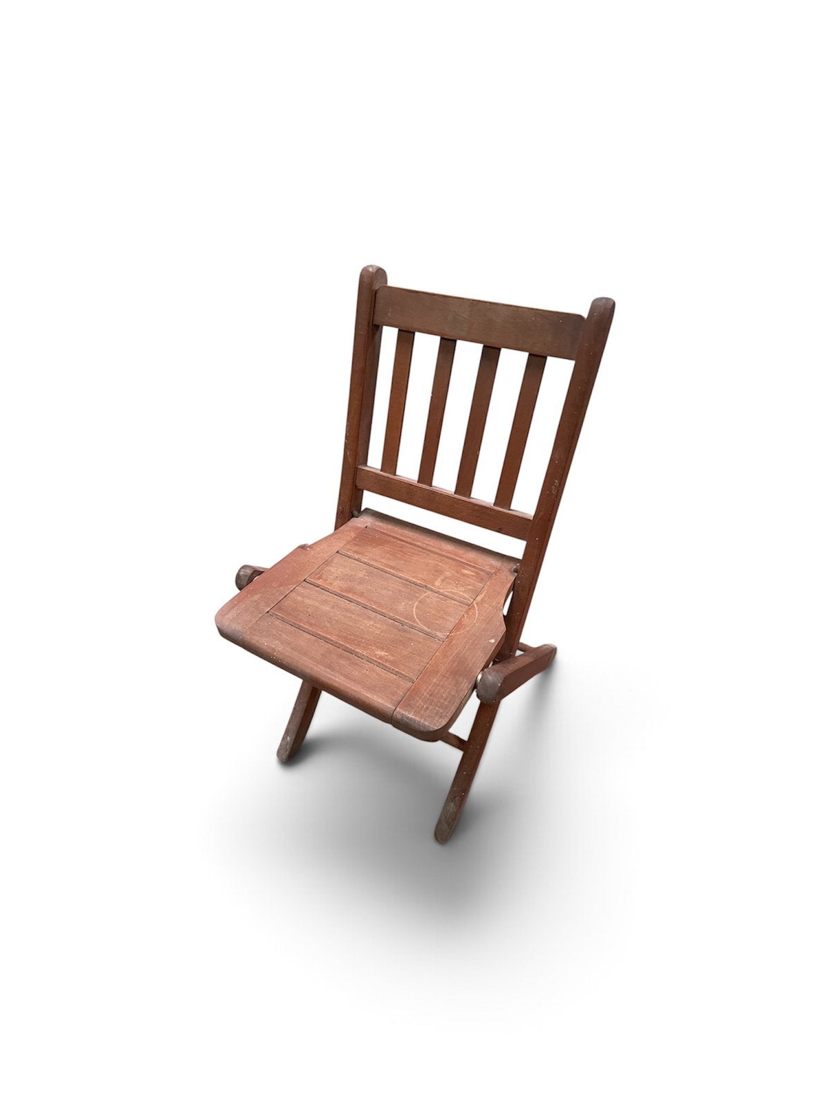 Vintage houten kinderstoel / klapstoel – jaren 50 stijl, Ophalen, Zo goed als nieuw