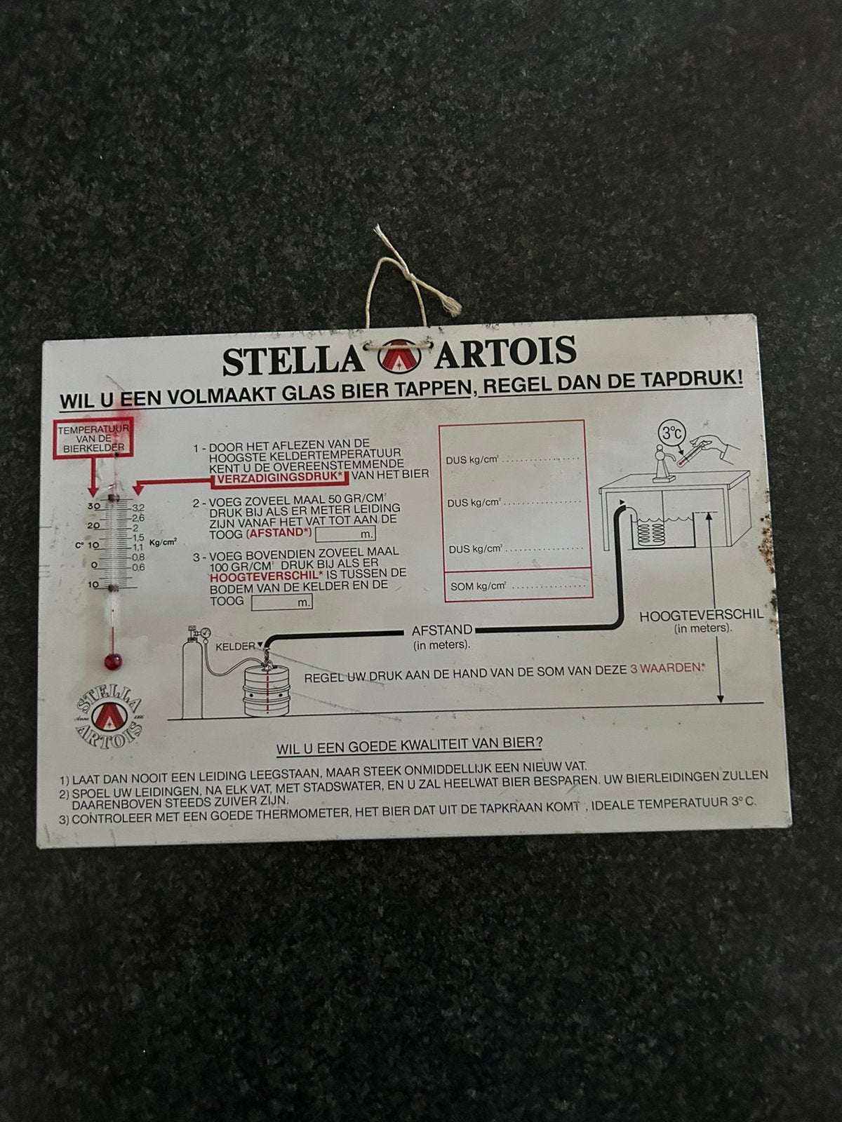 Stella Artois ( Rob otten ), Enlèvement ou Envoi, Stella Artois