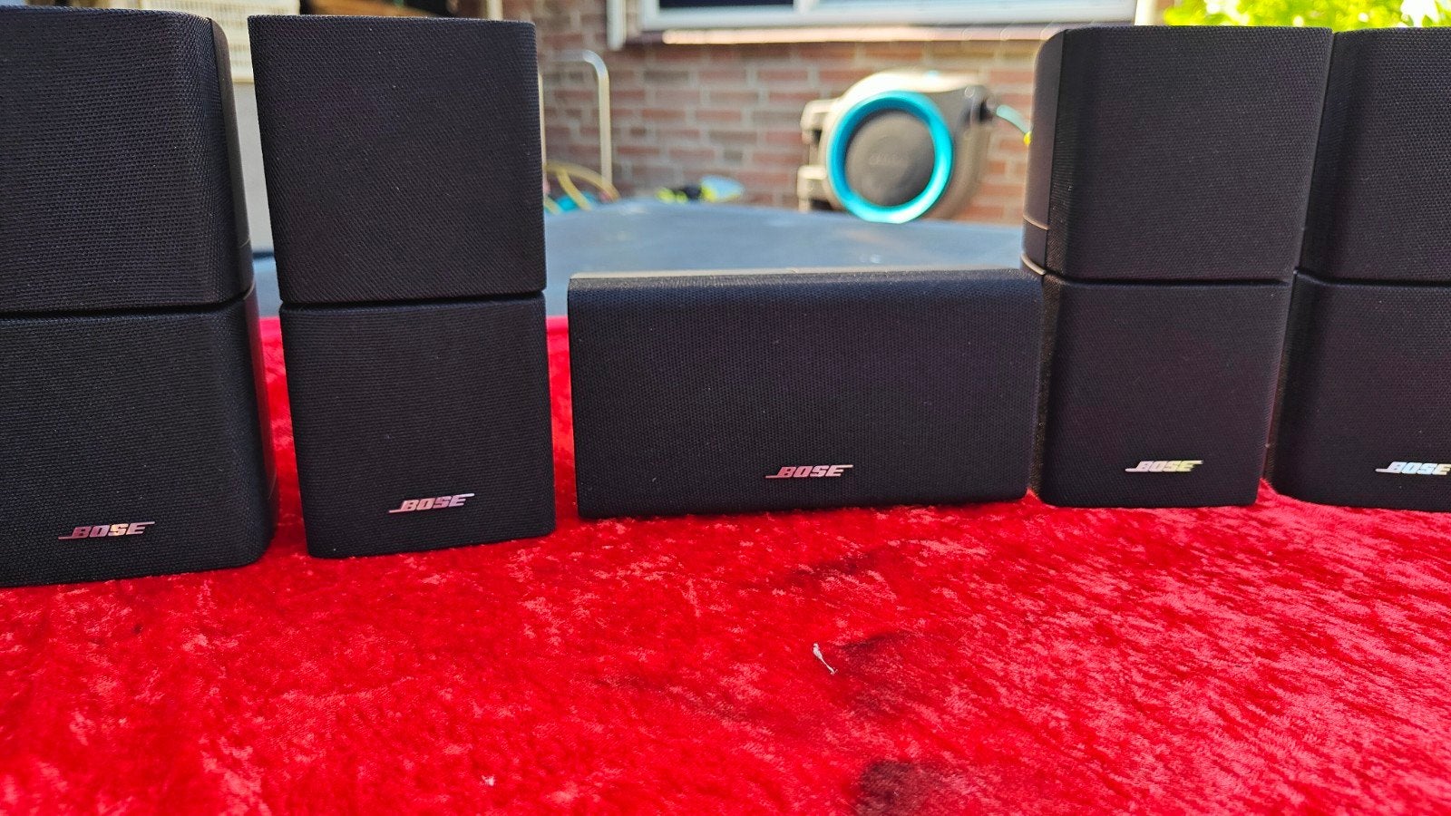 Haut-parleurs Bose Dual Cube, 5 x, avec câbles, TV, Hi-fi & Vidéo, Ensembles home-cinéma, Enlèvement ou Envoi
