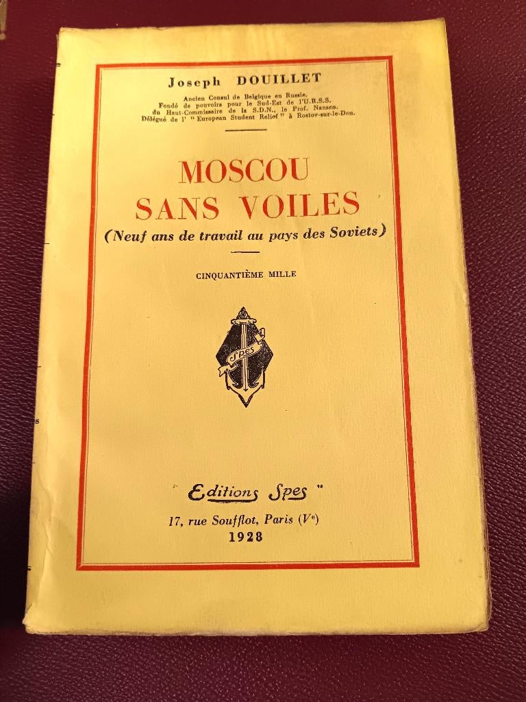 MOSCOU SANS VOILES, Boeken, Ophalen