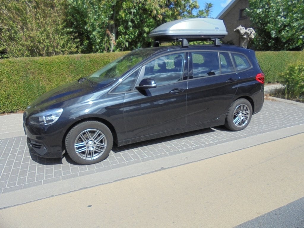 Barres de toit + coffre de toit BMW d'origine, Enlèvement, Utilisé