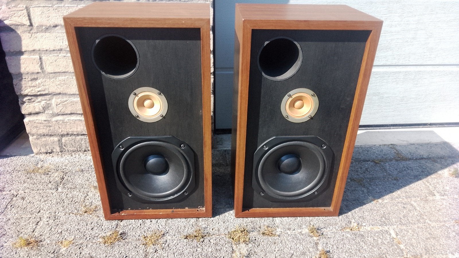 Prachtige retro luidsprekers JVC volledig na gezien koopje, TV, Hi-fi & Vidéo, Enceintes, JVC, Enlèvement