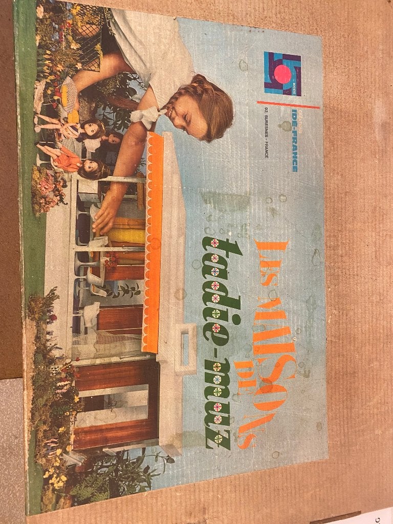 vintage poppenhuis, Ophalen, Gebruikt, Poppenhuis