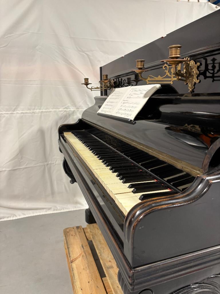 Piano, Muziek en Instrumenten, Ophalen, Gebruikt, Zwart, Piano