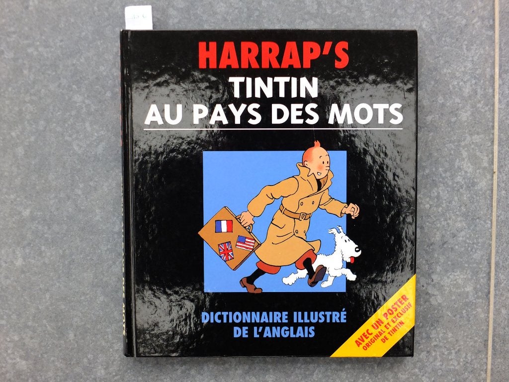 Tintin au pays des mots : dictionnaire illustré de l'anglais, Enlèvement ou Envoi, Tintin, Comme neuf, Livre ou Jeu