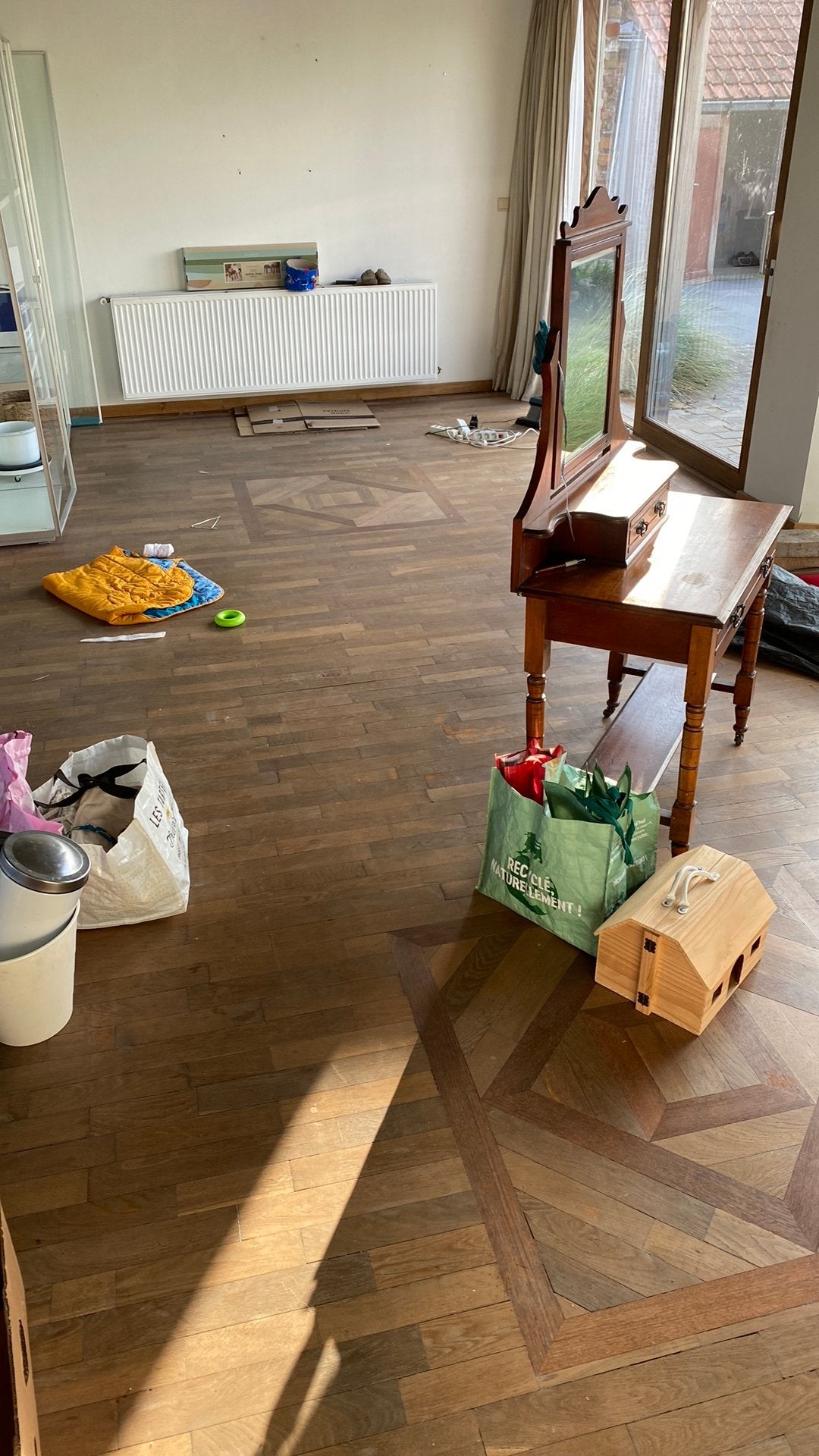 Parket, Doe-het-zelf en Bouw, Gebruikt, 10 m² of meer, Hout, Ophalen