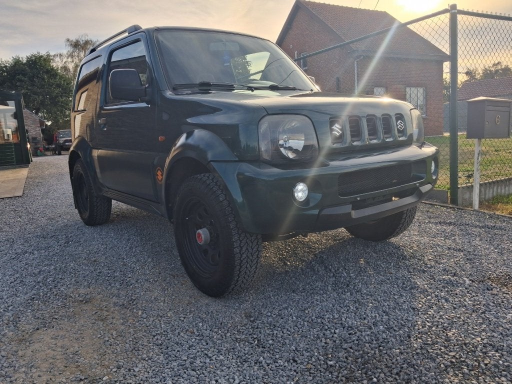 suzuki jimny #4x4# bj 2003 !!2 jaar keuring!! gekeurd, Auto's, 4 zetels, Stof, Bedrijf, Handgeschakeld