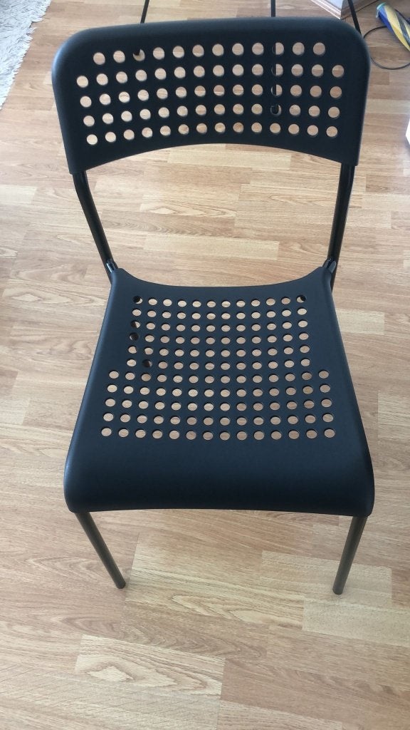 IKEA SANDSBERG Kitchen chair, black (6 pieces), Ophalen, Gebruikt, Zwart, Dining chair