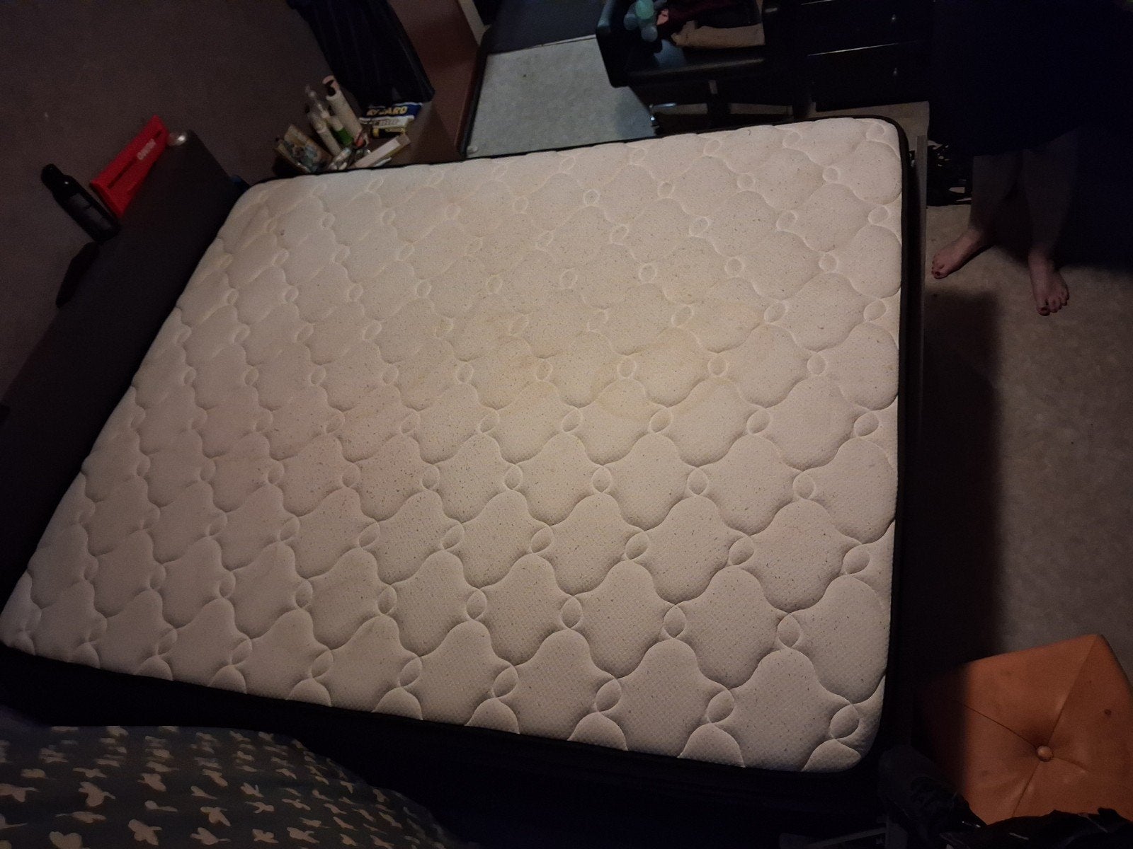 Matelas Boxspring (2 personnes), Maison & Meubles, Chambre à coucher | Lits boxsprings, Enlèvement, Comme neuf, Deux personnes