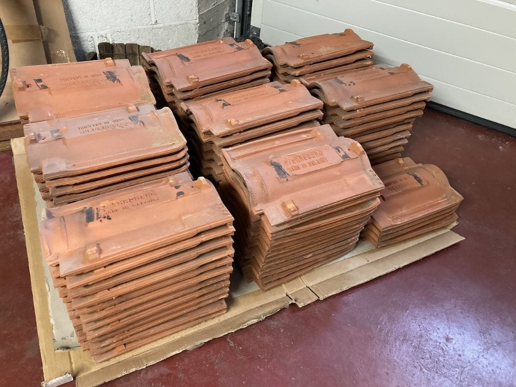 Set oude dakpannen Sterreberg, Ophalen, Gebruikt, Steen of Klei, 5 tot 10 m²