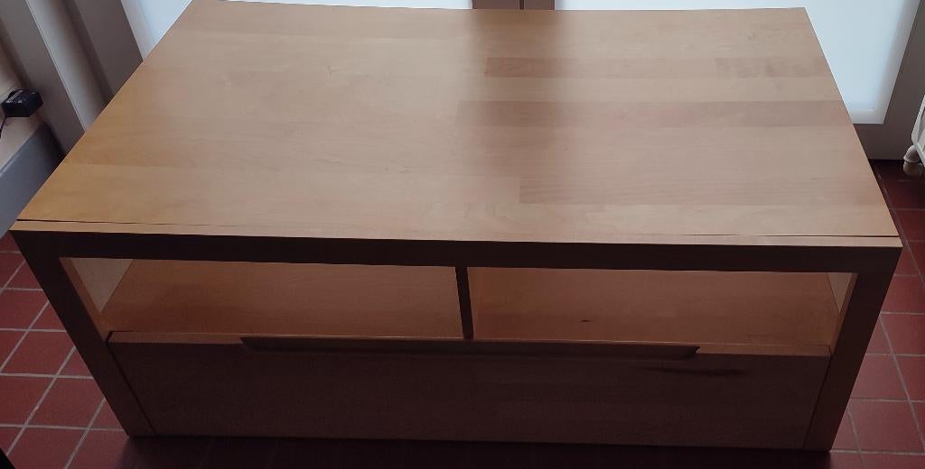 Table basse pour TV avec tiroir, 150 à 200 cm, Moins de 50 cm, Enlèvement, Utilisé