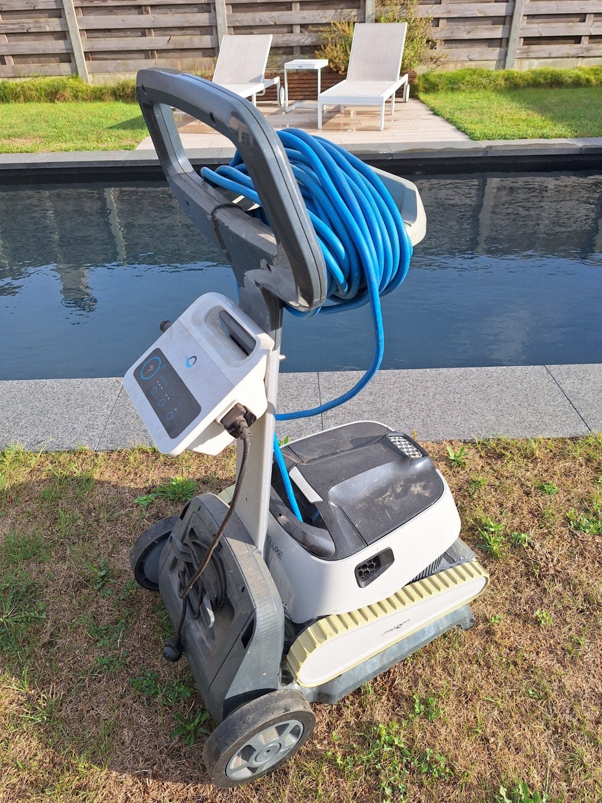 zwembadrobot, Ophalen, Gebruikt, Waterstofzuiger