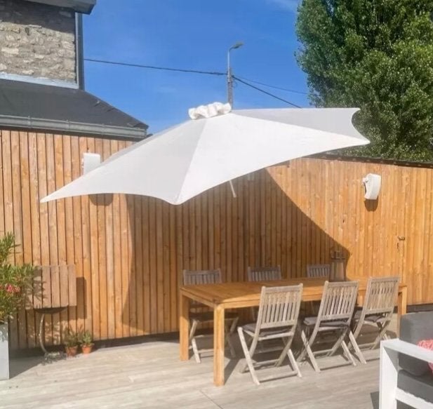 Muur parasol Paraflex by Umbrosa, Jardin & Terrasse, Parasols, Comme neuf, Enlèvement, 2 à 3 mètres, Parasol mural