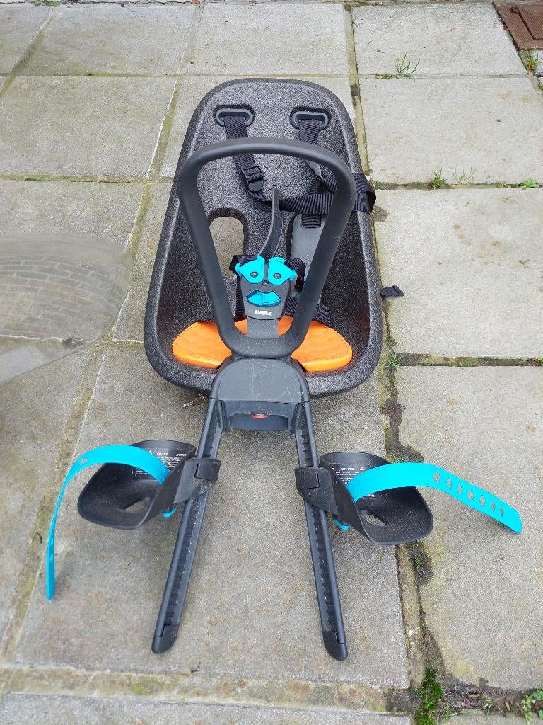 Thule yepp mini fietsstoeltje, Fietsen en Brommers, Fietsaccessoires | Fietsstoeltjes, Ophalen, Voetsteuntjes, 0 t/m 18 kg, Voorzitje