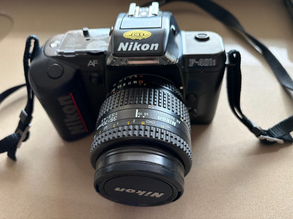 analoge reflexcamera Nikon F401s vrijwel ongebruikt.., Audio, Tv en Foto, Ophalen, Zo goed als nieuw, Spiegelreflex, Nikon